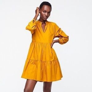 Mustard Yellow J Crew Dress